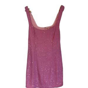 Barbie x MuMu Pink Sequin Dress